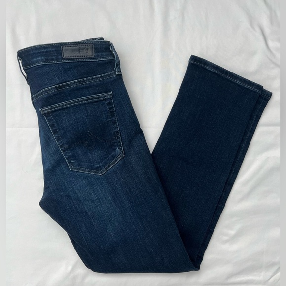 AG Adriano Goldschmied The Prima Crop Jeans Women's Size: 26 Blue Mid Rise - Picture 5 of 16